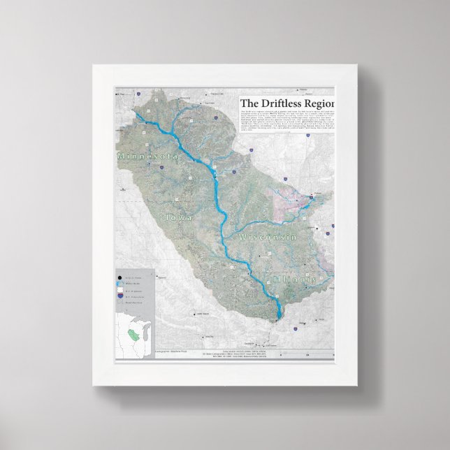 Driftless Region  Framed Art (Framed Front)