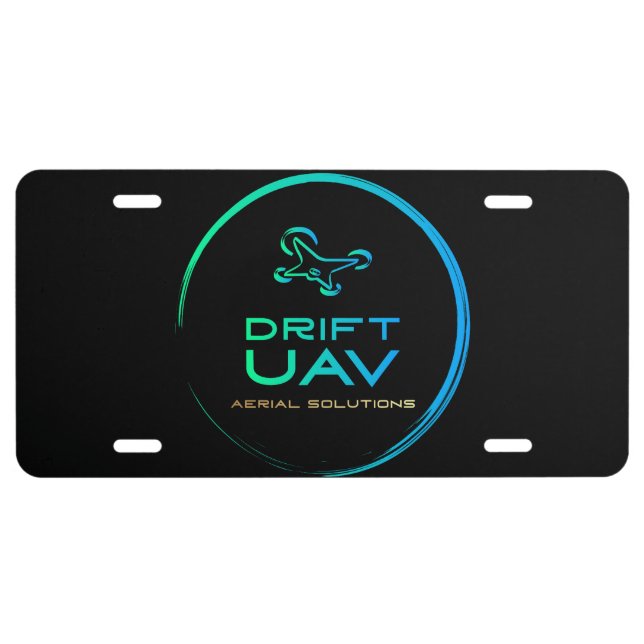 DriftUAV License Plate - Style 1 (Front)