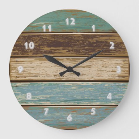 Driftwood 2 Wall Clock