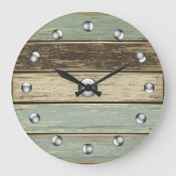 Driftwood 4 Wall Clock by Fiery_Fire at Zazzle