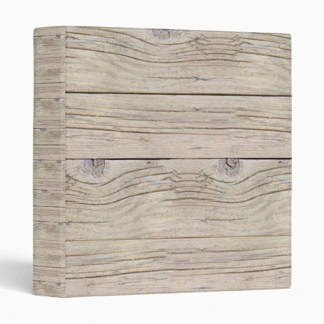 Driftwood Background 3 Ring Binder (Front/Spine)