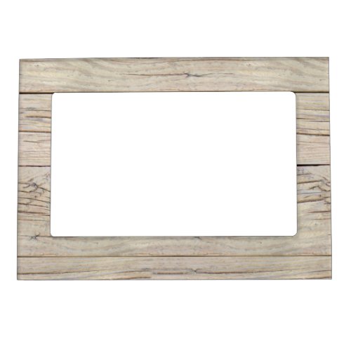 Driftwood Background Texture Magnetic Photo Frame