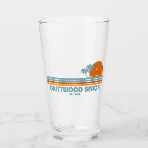 Driftwood Beach Georgia Sun Palm Trees Glass