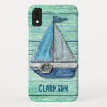 Driftwood Beach iPhone XR bright jade iPhone XR Case