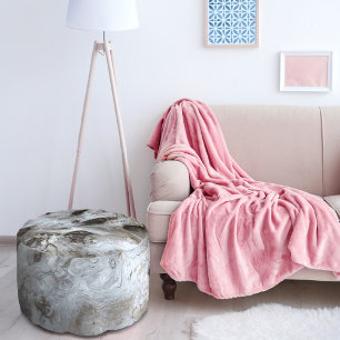 Driftwood Burl Abstract Pouf