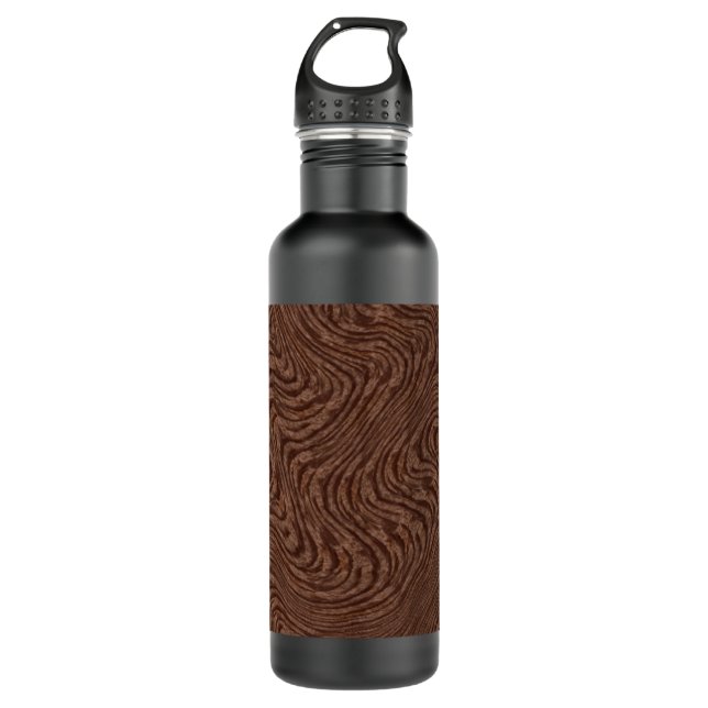 Driftwood Camo Stainless Steel Water Bottle (Front)