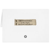 Driftwood Flowers Impressionism Cards (Back Horizontal)