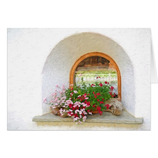 Driftwood Flowers Impressionism Cards (Front Horizontal)