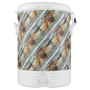 Driftwood grey boards Thunder_Cove Beverage Cooler