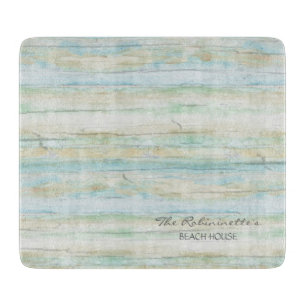 Driftwood Ocean Beach House Coastal Seashore Cutting Board