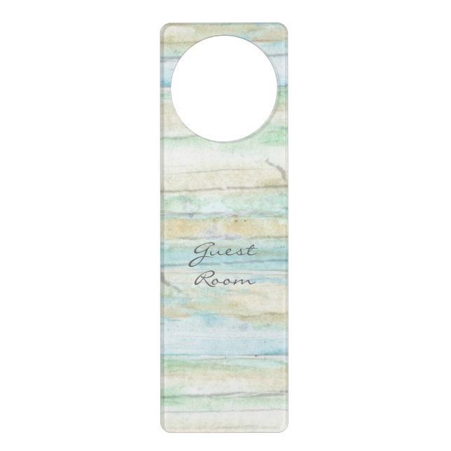 Driftwood Ocean Beach House Coastal Seashore Door Hanger (Front)