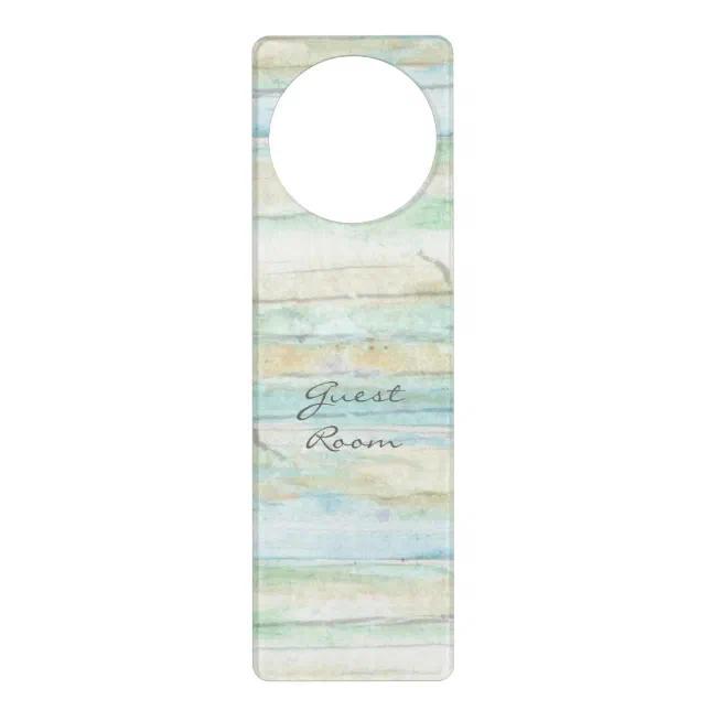Driftwood Ocean Beach House Coastal Seashore Door Hanger | Zazzle