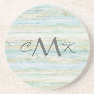Driftwood Ocean Beach House Coastal Seashore Drink Coaster