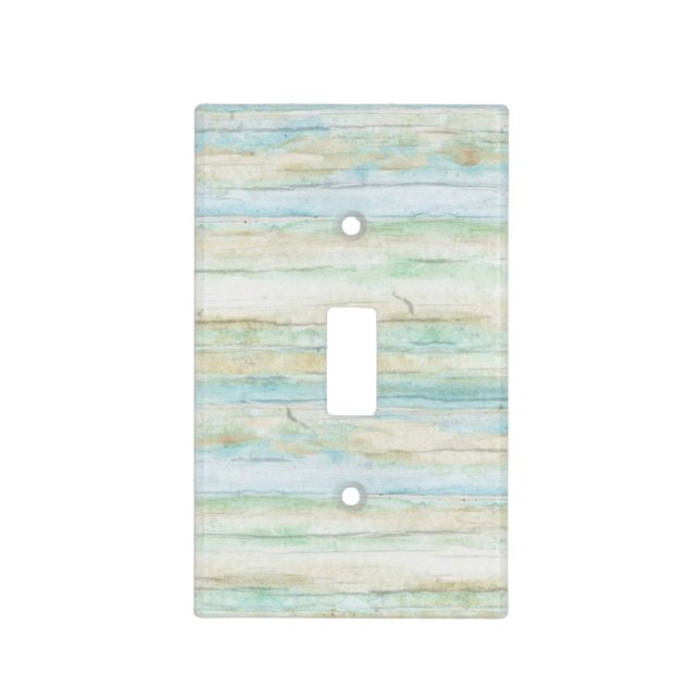Driftwood Ocean Beach House Coastal Seashore Light Switch Cover (Front)