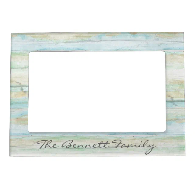 Coastal Beach House Triple 4x6 or 5x7 Reclaimed Wood Collage Picture Frame