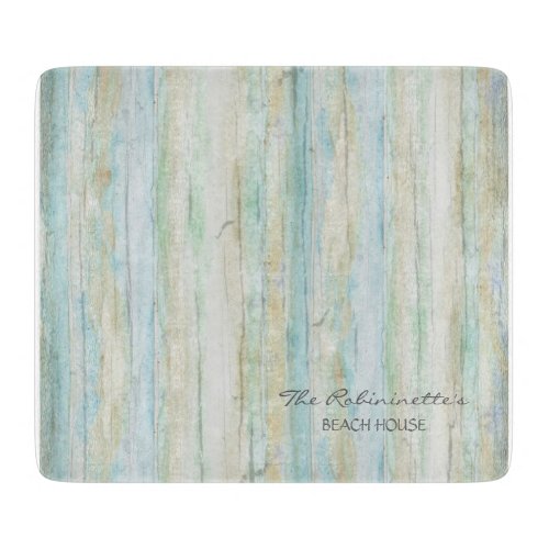 Driftwood Ocean Beach House Coastal Seashore Shore Cutting Board