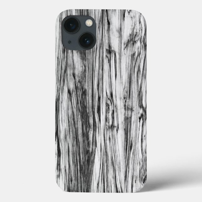 Driftwood pattern - black, white and grey Case-Mate iPhone case (Back)