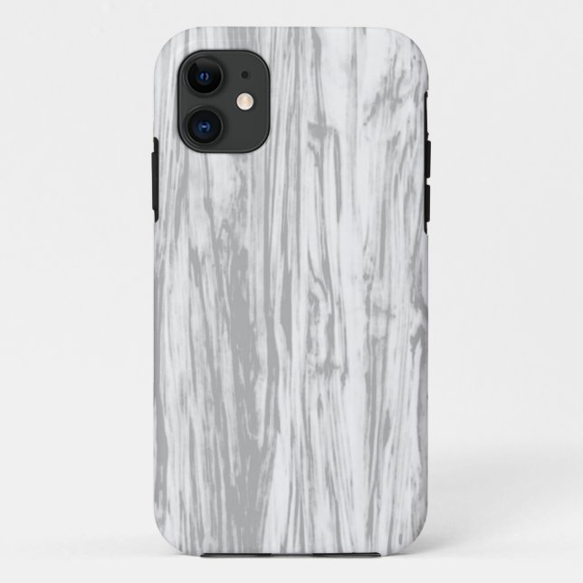 Driftwood pattern - grey / gray and white Case-Mate iPhone case (Back)