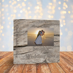 Driftwood Wedding Day Album Binder