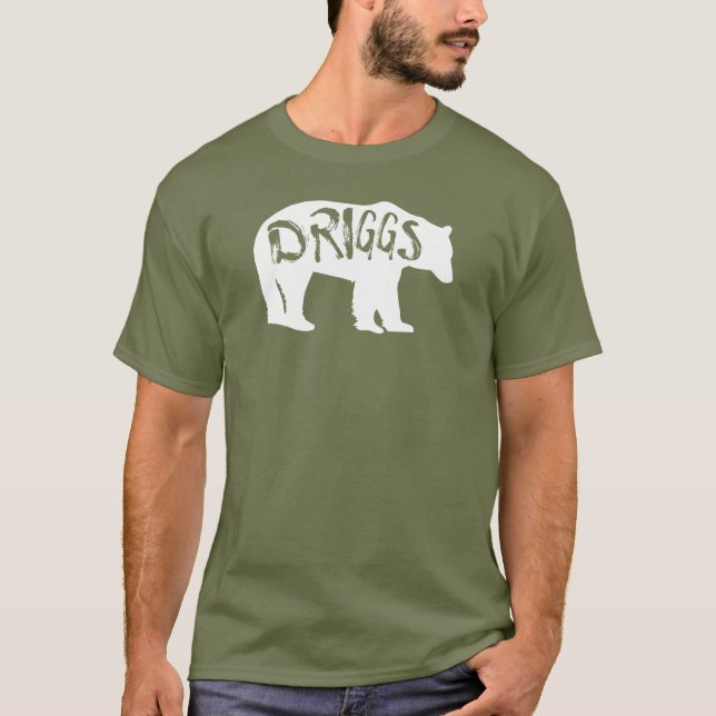 Driggs Idaho Bear T-Shirt (Front)