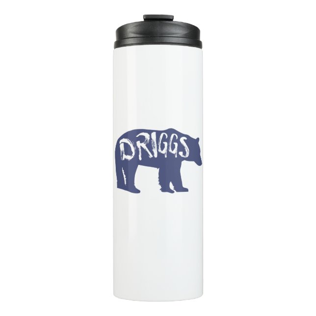 Driggs Idaho Bear Thermal Tumbler (Front)