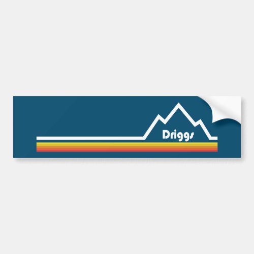 Driggs Idaho Bumper Sticker