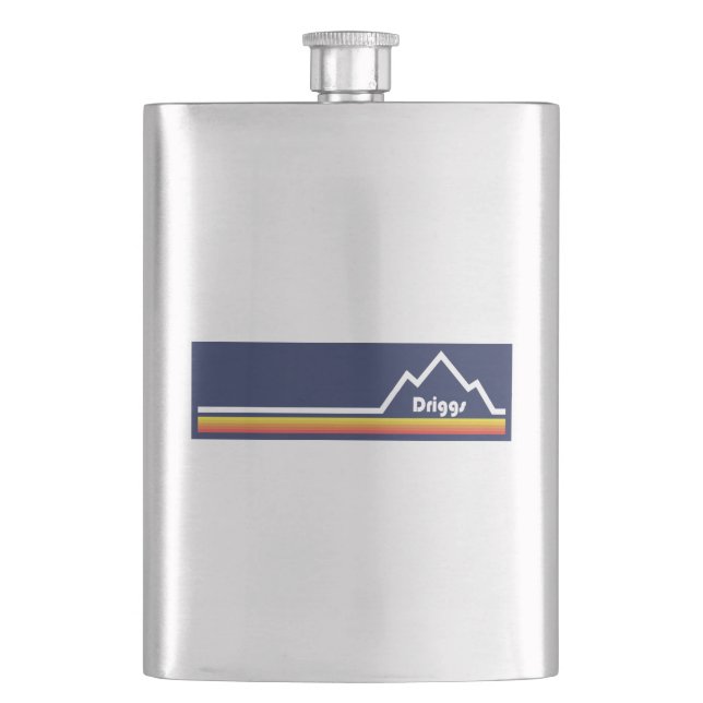 Driggs Idaho Flask (Front)