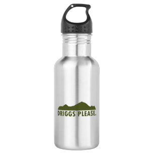 Driggs Idaho Please Stainless Steel Water Bottle