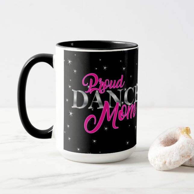Drill Dance Team Proud Dance Mom Mug (With Donut)