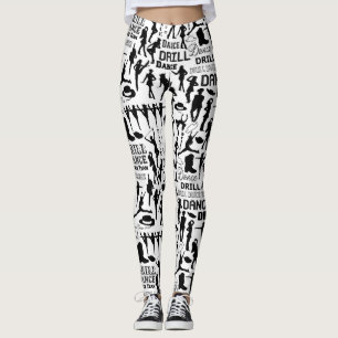 Drill Dance Team Sparkle Leggings