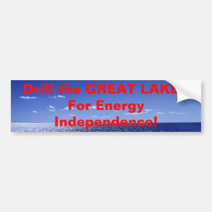 Drill Great Lakes Bumper Sticker