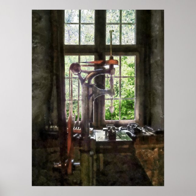 Drill Press by Window Poster (Front)
