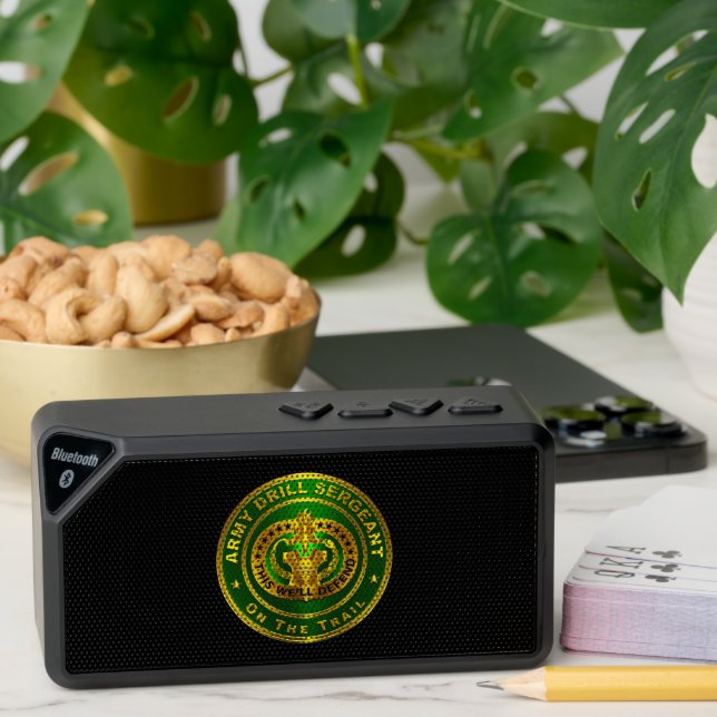 Drill Sergeant Badge  Bluetooth Speaker (Insitu(Table))