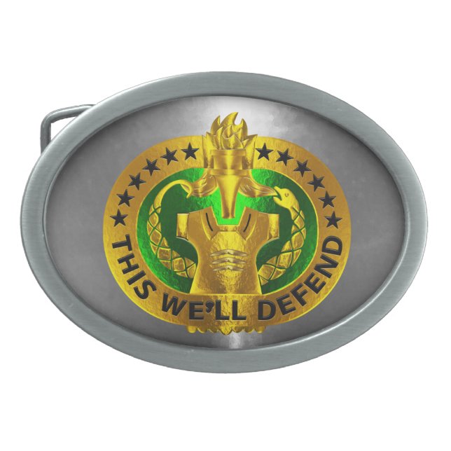 DRILL SERGEANT BELT BUCKLE (Front)