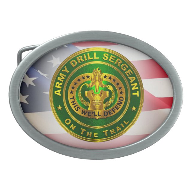 DRILL SERGEANT BELT BUCKLE (Front)
