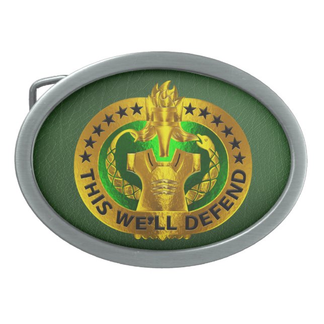 DRILL SERGEANT BELT BUCKLE (Front)