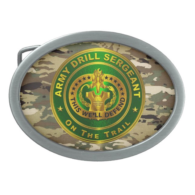 DRILL SERGEANT BELT BUCKLE (Front)