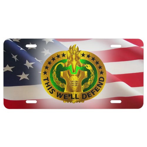 Drill Sergeant  License Plate