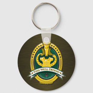 Drill Sergeant Premium Draft Beer Keychain