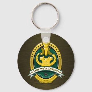 Drill Sergeant Premium Draft Beer Keychain