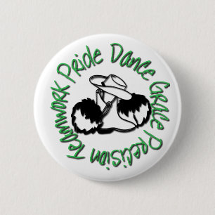 Drill Team - Dance Grace Precision Teamwork Pride Button