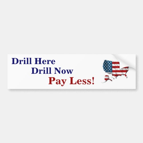 Drill USA Bumper Sticker