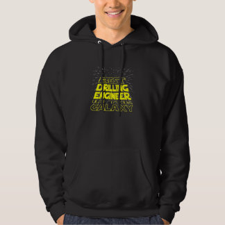 Drilling Engineer Cool Galaxy Job Hoodie