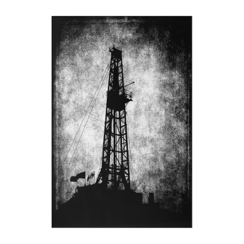 Drilling for Energy Acrylic Print