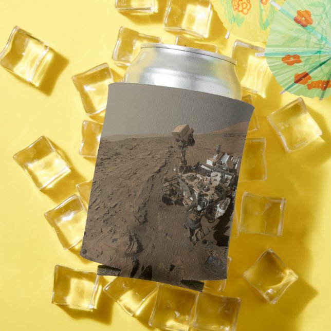 Drilling Mars Curiosity Red Martian Landscape Can Cooler (In Situ Summer)