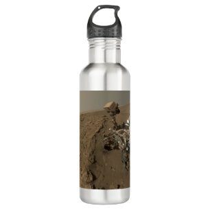 Drilling Mars Curiosity Red Martian Landscape Stainless Steel Water Bottle