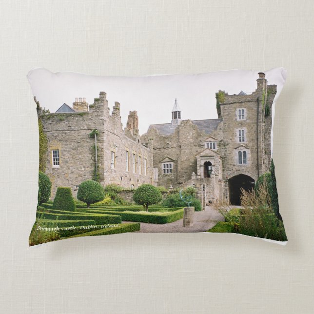 Drimnagh medieval castle, Dublin, Ireland. Decorative Pillow (Front)