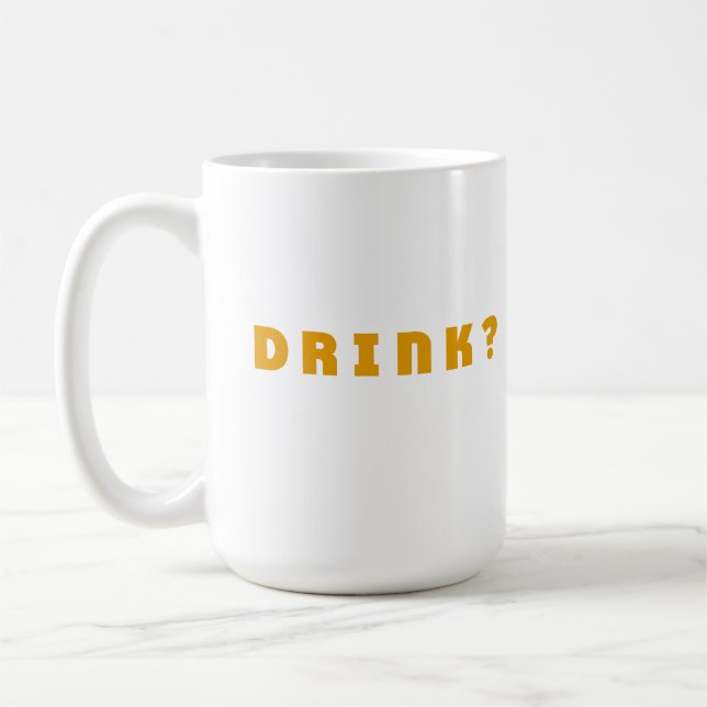 Drink alcohol coffee mug (Left)