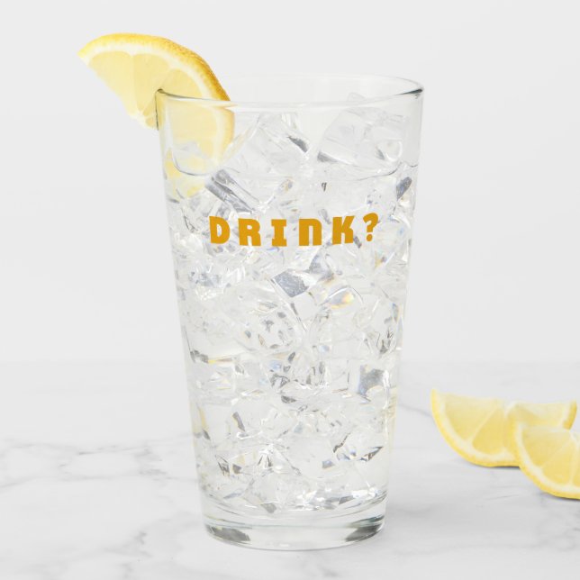 Drink alcohol glass (Front Ice)