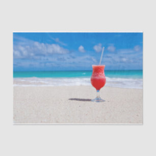 Drink + Beach = Perfection Tissue Paper